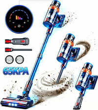 Cordless Vacuum Cleaner 65KPa 75min Stick for...