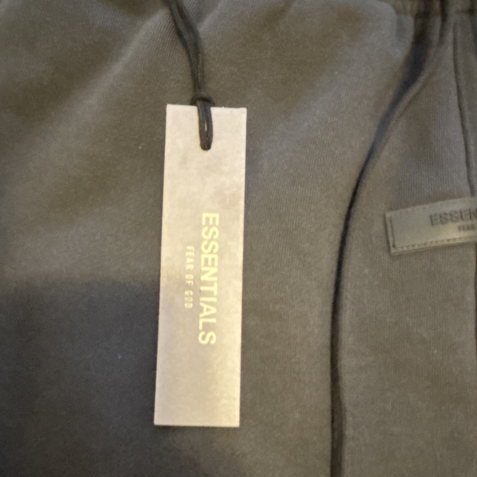 ESSENTIALS Fear of God 1977 Men's Black Sweatpants Drawstring Activewear Size L thumbnail 3