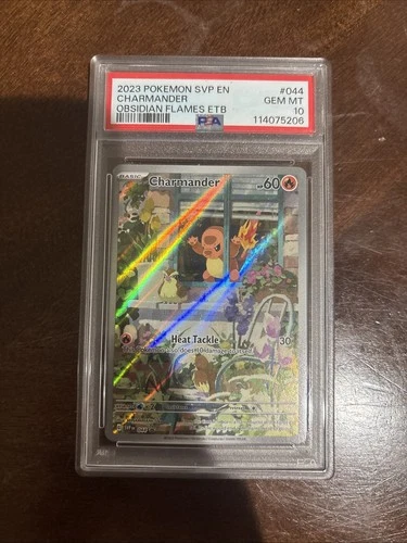 2023 POKEMON SVP EN-SV BLACK STAR PROMO #044 CHARMANDER PSA 10