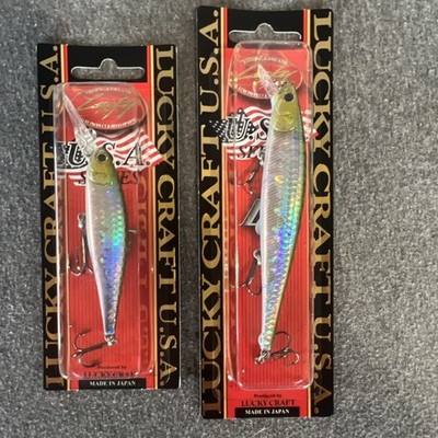Lucky Craft Pointer 78DD & Flash Pointer 115 MS Japan Shad Jerkbait Bundle 