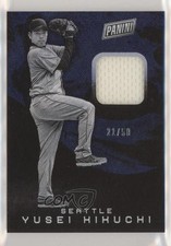 2019 Panini National Convention Materials Rapture 21/50 Yusei Kikuchi #YK 02v3