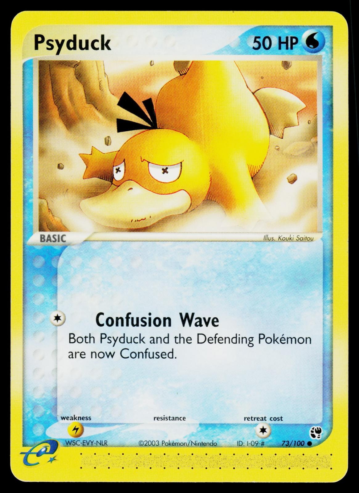 Psyduck 73/100 Common Sandstorm Pokemon Lightly Played