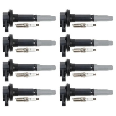 8xIgnition Coil + 8xIridium Spark Plug UF824 Für Ford F-150 Mustang 16-17 5.0L h