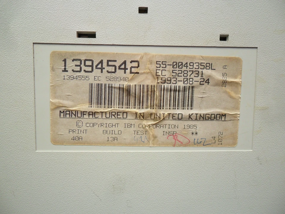 Tastatur IBM Modell M 1394542 PS2 QWERTZ circa 1993 - Bild 2 von 4