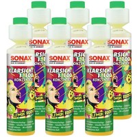 Sonax Scheibenreiniger Lemon Rocks 6X 250Ml Klarsicht Konzentrat 1:100 Zitrone