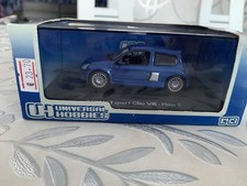1/43 Renault Sport Clio II V6 Phase 2  Bleu 2003 UH Universal Hobbies