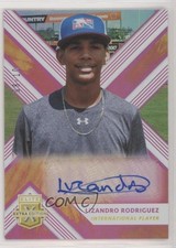 2018 Panini Elite Extra Edition Tie-Dye 8/10 Lizandro Rodriguez #173 Auto 0a6