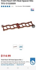 Trick Flow Efi Heat Spacer Kit Tfs-51520009 5.0 351w Ford