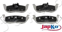 Japko 51001 Bremsbelagsatz FüR Scheibenbremse Bremsbelagsatz BremsbeläGe