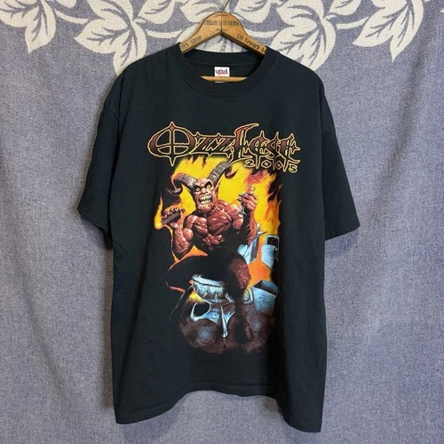 Ozzfest Concert Tour Shirt XL Ozzy Osbourne Bla 2000s vintage concert t-shirt, vintage, size XL, single stitch, B+ condition