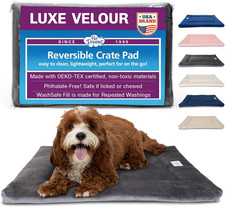 Dog Crate Pad - Washable Kennel Mat, Crate Pads for Dog Cages, Non-Toxic, Flat I