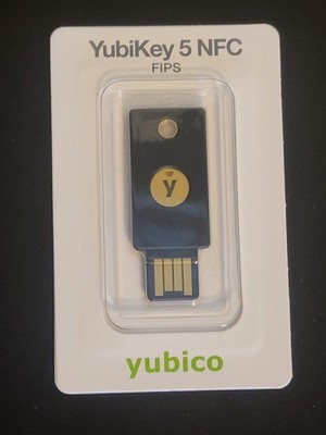 YubiKey 5 NFC FIPS Security Key   NEW Sealed   USB-A 2FA Hardware Key Yubico