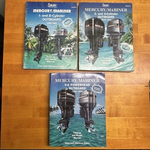 Seloc Mercury/Mariner Outboard Repair Manuals 1990-1994 Set of 3 Vol I thru III