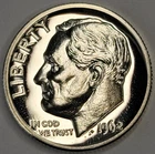 1962 Gem Proof Roosevelt Dime 90% Silver