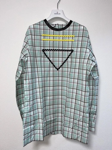 pull chemise à carreaux prada 23ss #PG0FGN
