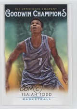 2021 Upper Deck Goodwin Champions Blank Back Isaiah Todd #4 4et