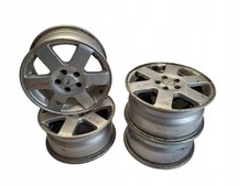 4x Alufelge 15 Zoll 7.0" 5x100 35ET Silber VW Golf I Polo Iv Rim Wheel