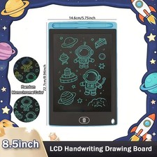 8.5" LCD Drawing Tablet for Kids Rechargeable Erasable Board with Pen Toy Gift