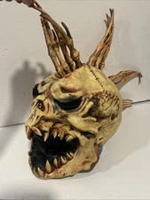 Forum Novelties Men's Sinister Fin Skull Adult Costume Mask - Scary Halloween 