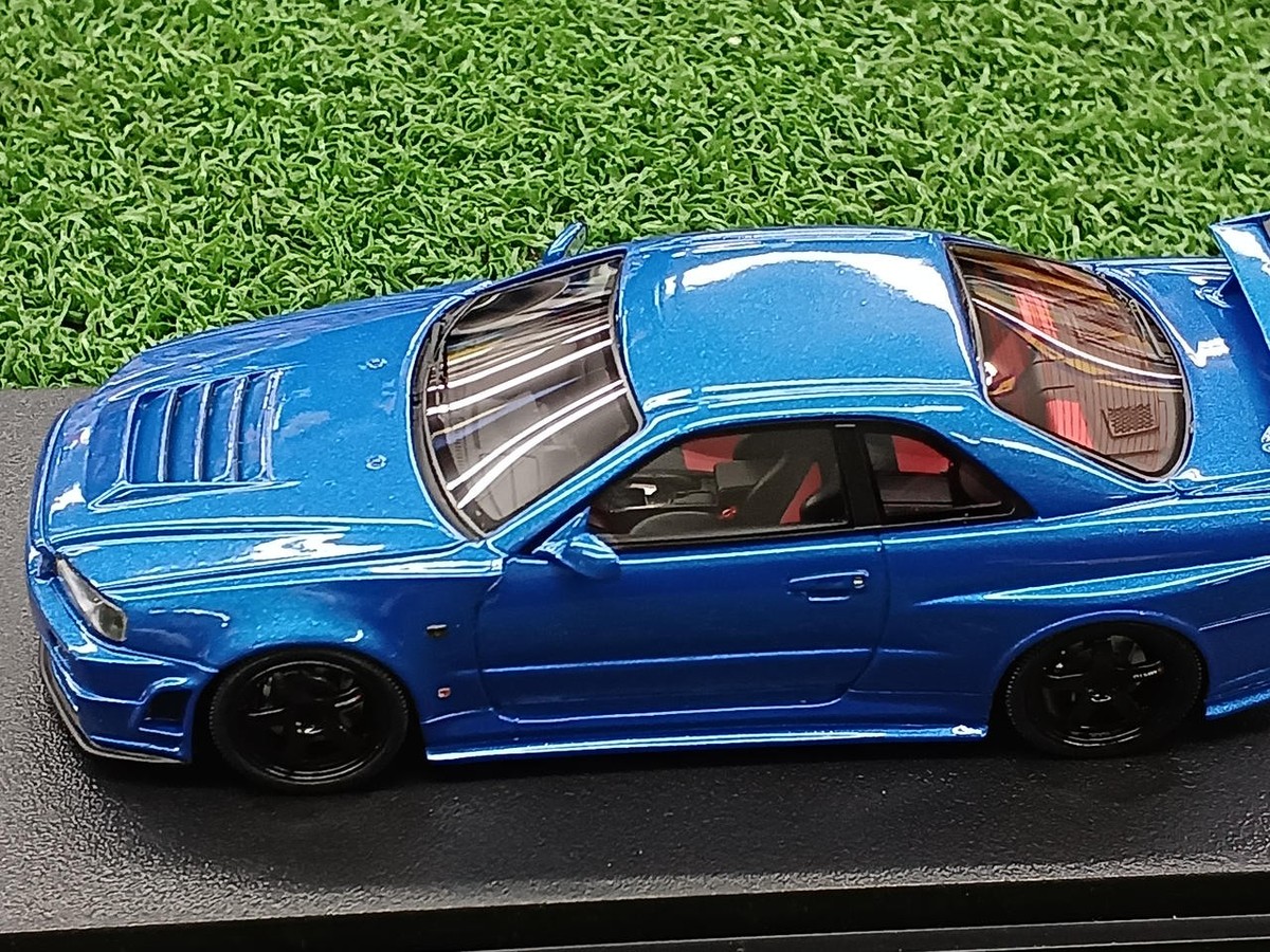 hpi MIRAGE 日産　スカイライン　GT-R V-spec（R34） 日産 スカイライン GT-R Vスペック R34 1/43 ミラージュ hpi