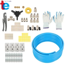Compressed Air Line Kit Fit Complete System 100ft x1/2" Garage Shop