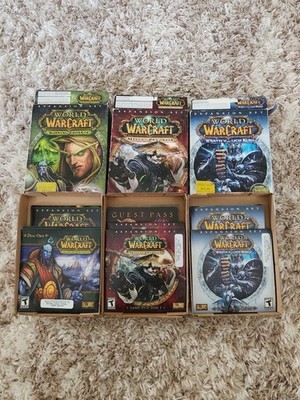 World of Warcraft PC Burning Crusade Mists of Pandaria Wraith of the Lich King