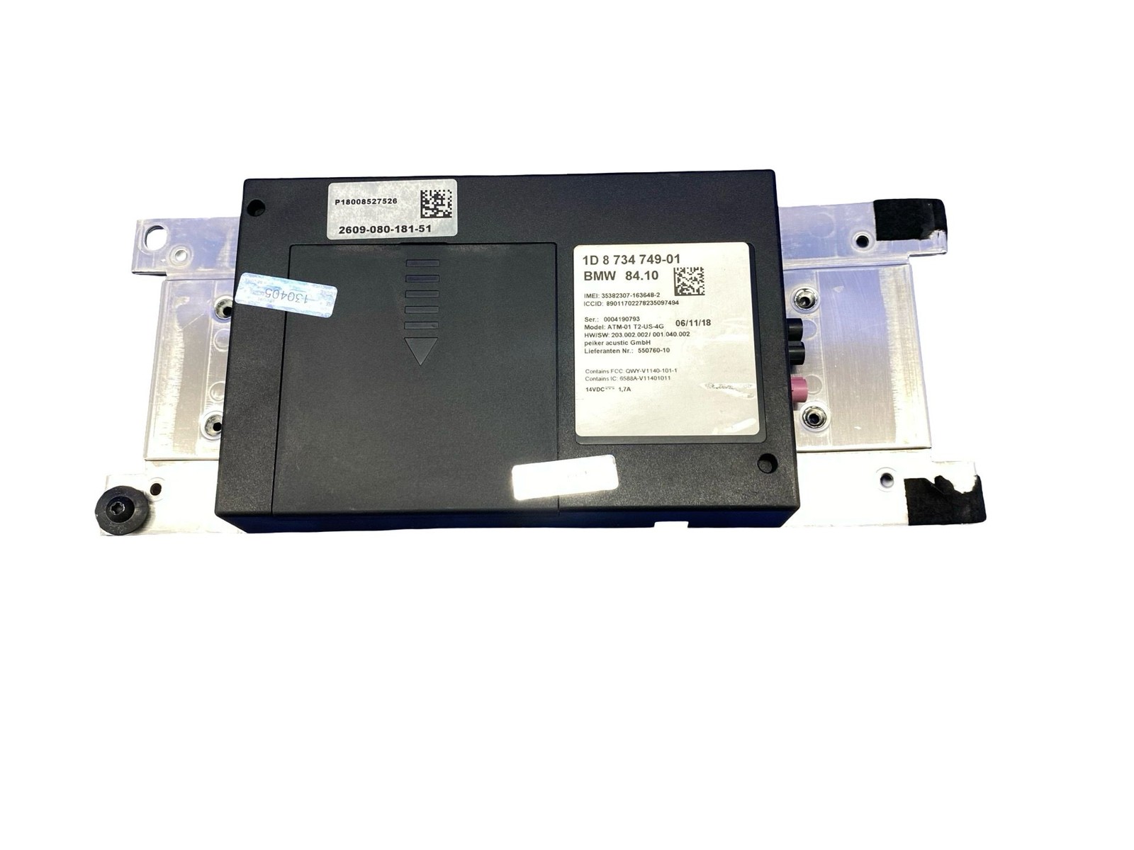 2019 Bmw I8 Oem Communication Telematics Control Module Unit 8734749
