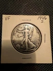 1946 50cent Walking Liberty Half Dollar Very Fine Condition Silver S Mint