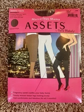 NEW Marvelous Mama Assets BY Sara Blakely SPANX Maternity Tights Black Size 4