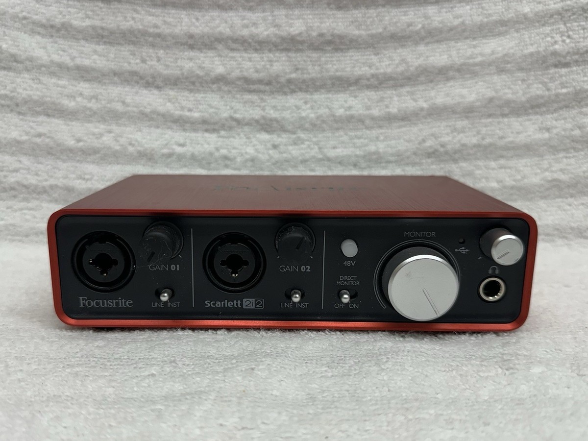 Focusrite Scarlett 2i2 Audio Interface 1st Generation Red | eBay