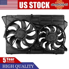 Radiator Cooling Fan Assembly for 2013-2019 Ford Explorer 2.3L 3.5L Turbocharged