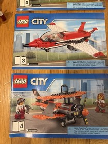 LEGO Town City Airport Airshow 60103 - Planes, Hangar, Mini Figs mostly complete