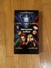 Warner Home Video Batman & Robin VHS Tape Full Screen NTSC PG-13 1997