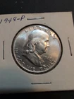 1948 P Silver Franklin Half Dollar
