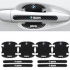 8PCS Carbon Fiber Car Door Handle Bowl Film Protector Trim Accessories for BMW