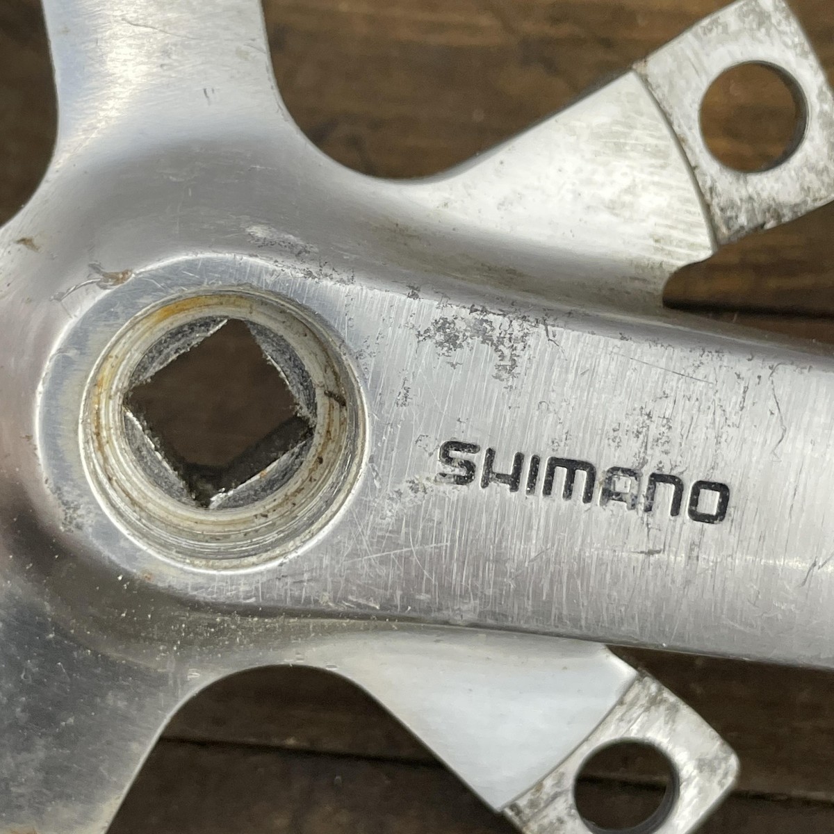 Vintage Shimano Deore XT Fc-m730 MTB Crankset 175mm Crank