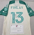 Austin FC ETHAN FINLAY Signed Match Used Soccer Jersey 2024 Season CREAM