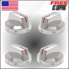 Universal Electric Range Stove Control Burner knobs DG64-00975A, DG94-03443A 4Pc