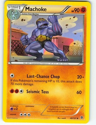 Machoke - 48/101 Plasma Blast - Pokémon TCG - 2013