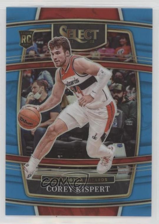 2021-22 Panini Select Concourse Light Blue Prizm 258/299 Corey Kispert #81 ne1