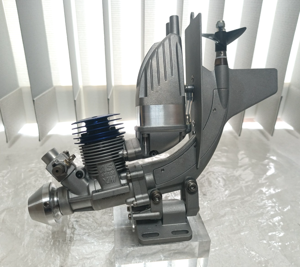 O.S. MAX 21XM Ver.II Marine Outboard Engine - NEVER RUN / MINT