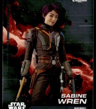 SABINE WREN 2024 TOPPS CHROME STAR WARS REBEL 3