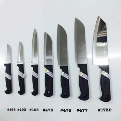 1 Set 7 pcs Quality Kitchen Knife of Kiwi Brand, Plastic Handle New.