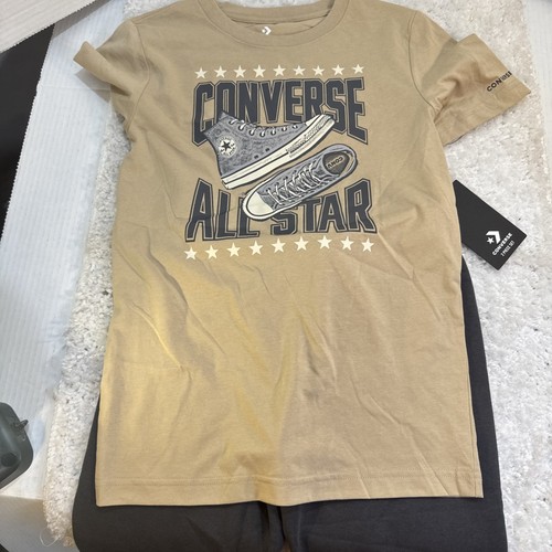 CONVERSE 2PC Jogger Set Dark Matter Size Med Age 10-12 - Picture 3 of 6
