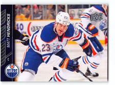 2015 Matt Hendricks Edmonton Oilers Card