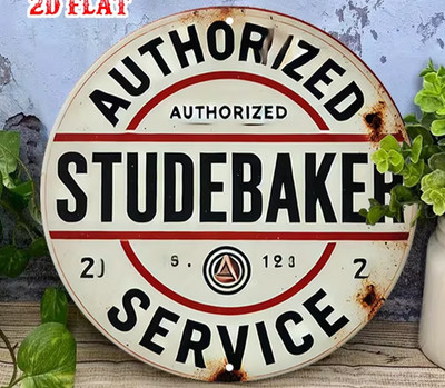 FULL SERVICE Studebaker Station Automobile Sign RETRO STYLE GARAGE MAN CAVE