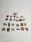 Wendy’s Employee Pins Vintage 90's Lot Of 26 Pins Coca-Cola, Rainbow, VW & More!