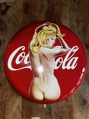 Coca Cola, Mel Ramos,  Blechschild Ca. 41 Cm , Frau , Sexy, Zustand sehr Gut