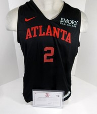 2022-23 Atlanta Hawks Trent Forrest #2 Game Used Black Grey Practice Jersey L 1