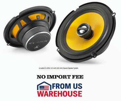 JL Audio C1-650x 6.5'' 2-Way Coaxial Car Speakers 50W RMS 4 Ohm Pair